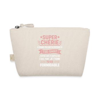 Super Sweetheart Original Love Message Gift - Organic Pouch - nature - Front