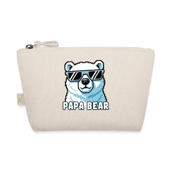 Papa Bear - Organic Pouch - nature - Front