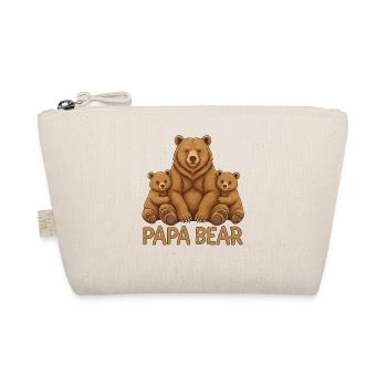 Papa Bear - Organic Pouch - nature - Front