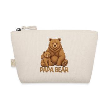 Papa Bear - Organic Pouch - nature - Front