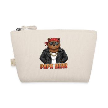 Papa Bear - Organic Pouch - nature - Front