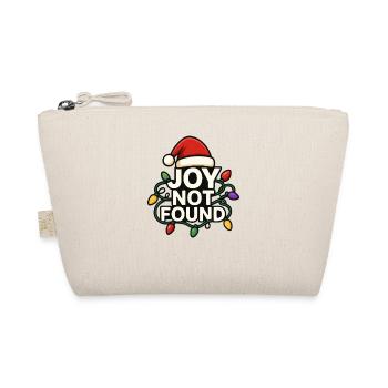 Freude nicht gefunden Lustiges Weihnachten Subtil  - Bio-Täschchen - Natur - Vorne