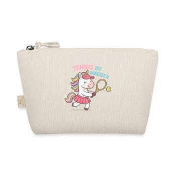 Le tennis est magique, fille licorne, magie - Trousse biologique - nature - Devant