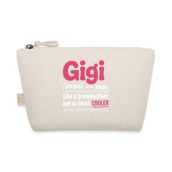Gigi Cooler Großmutter Spruch - Bio-Täschchen - Natur - Vorne