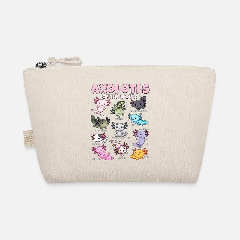 Graphisme éducatif des Axolotls du Monde Kawaii - Trousse biologique - nature