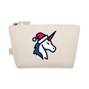 Clin d’œil de Chapeau de Noël licorne cool - Trousse biologique - nature - Devant
