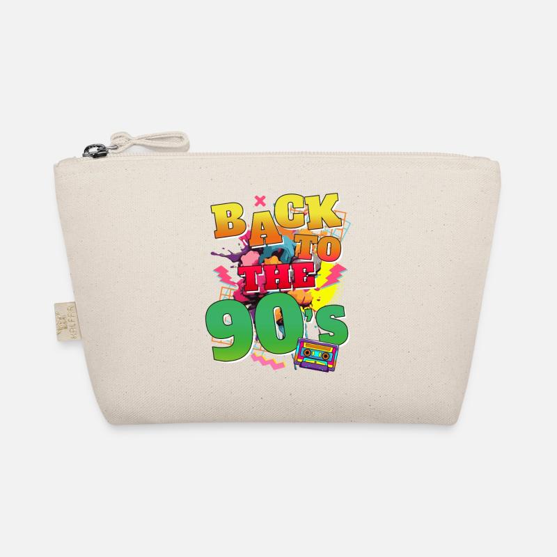 Back to the 90s Neon Graffiti Organic Pouch