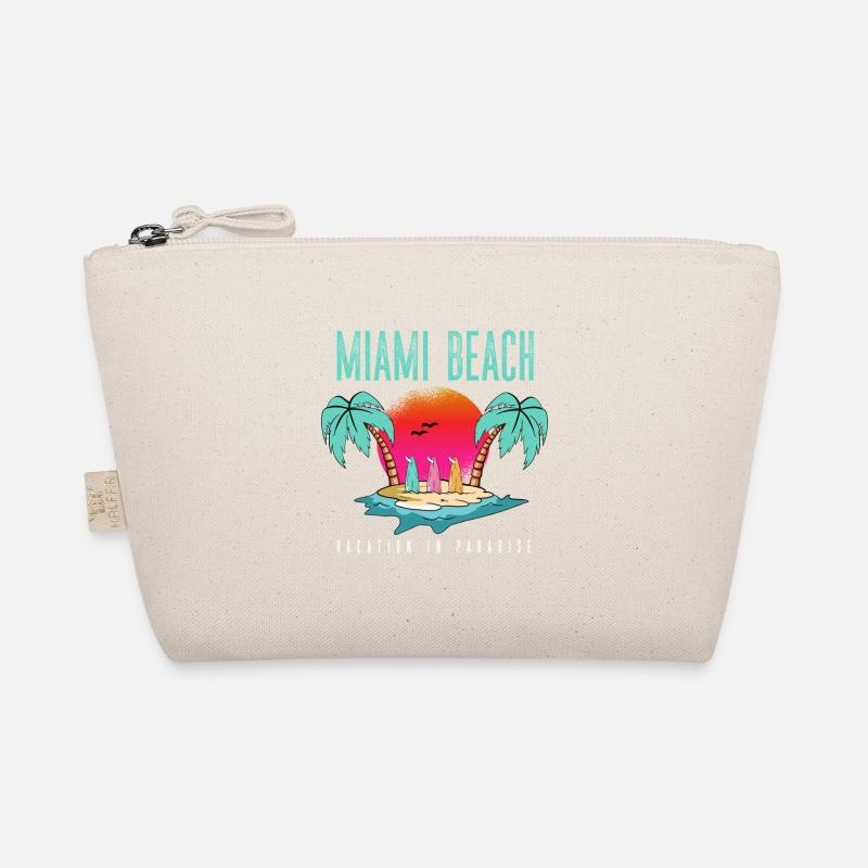 Miami Beach Paradise Getaway Organic Pouch