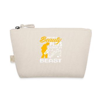 Looks like a beauty playing saxophone - Organic Pouch - nature - Front