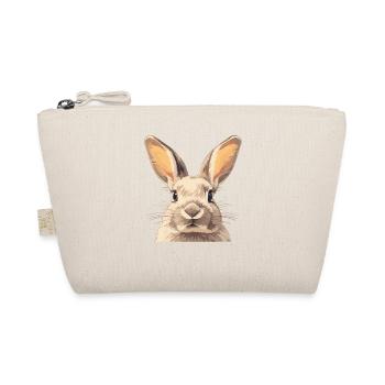 Hasen Hase - Bio-Täschchen - Natur - Vorne