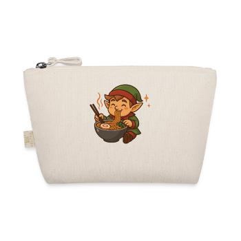 Elf with noodles ramen kawaii elf - Organic Pouch - nature - Front