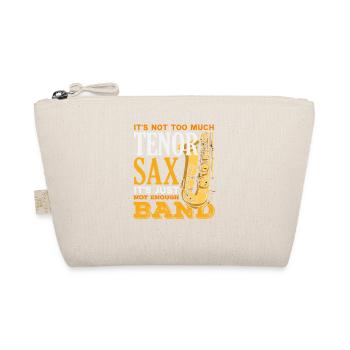 Tenor saxophone jazz saxophonist - Organic Pouch - nature - Front