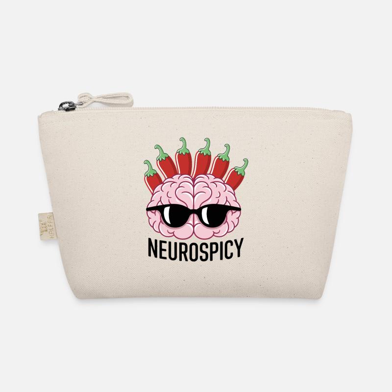 Pepper Brain with sunglasses Organic Pouch