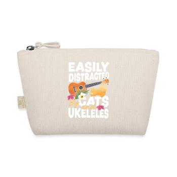 Hawaiian Ukulele Uke Cat Easily - Bio-Täschchen - Natur - Vorne