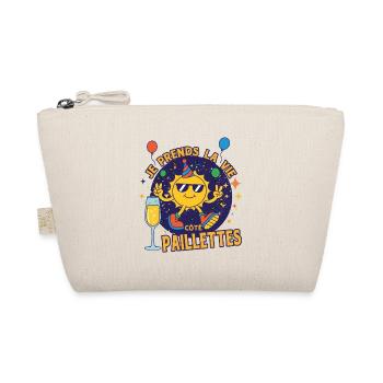 Life on the glitter side - Organic Pouch - nature - Front