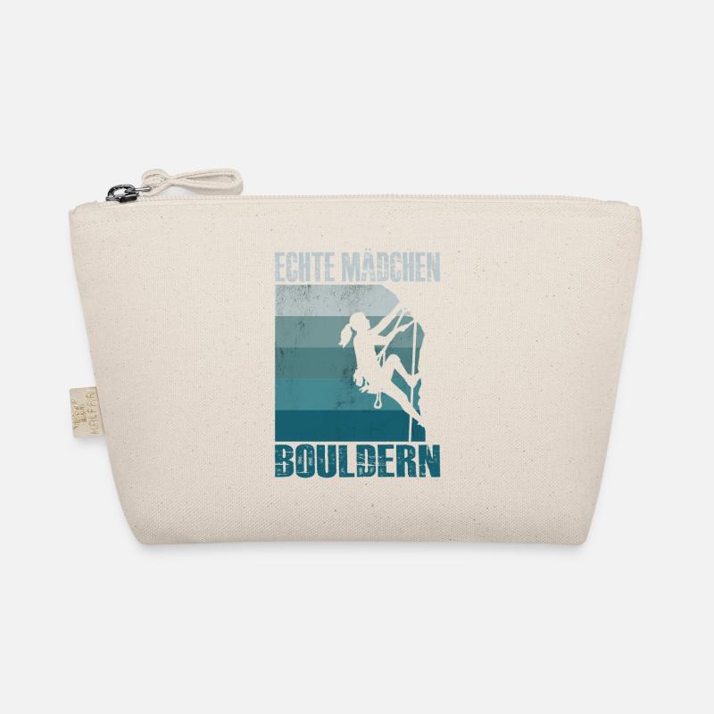 Bouldern Geschenke Klettern Kletterer Boulderer Bio-Täschchen