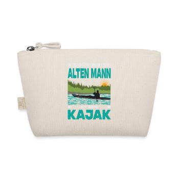 Kayaker Gifts Kayak Water Sports Outfits - Organic Pouch - nature - Front