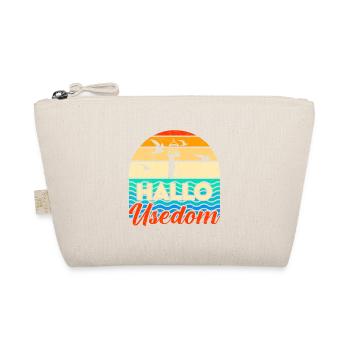 Holidays on Usedom Baltic Sea HELLO USEDOM Funny - Organic Pouch - nature - Front