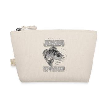 Always Jerking My Rod Funny Fishing - Organic Pouch - nature - Front