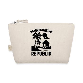 Dominican Republic Silhouette - Organic Pouch - nature - Front