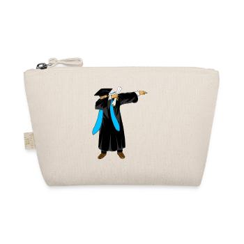 Diplômé de la promotion 2026 de Dabbing Boy Diplômé Bleu ciel - Trousse biologique - nature - Devant