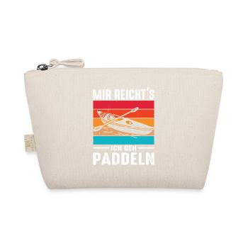 Kayaker Gifts Kayak Water Sports Outfits - Organic Pouch - nature - Front