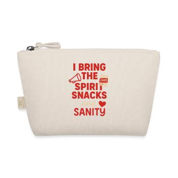 Cheer Mom Club Gift - Organic Pouch - nature - Front