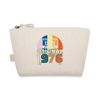 Birthday 1976 Original Vintage Gift Cassette - Organic Pouch - nature - Front