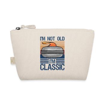 Je ne suis pas vieux, je suis un classique Curling Retro Vintage - Trousse biologique - nature - Devant
