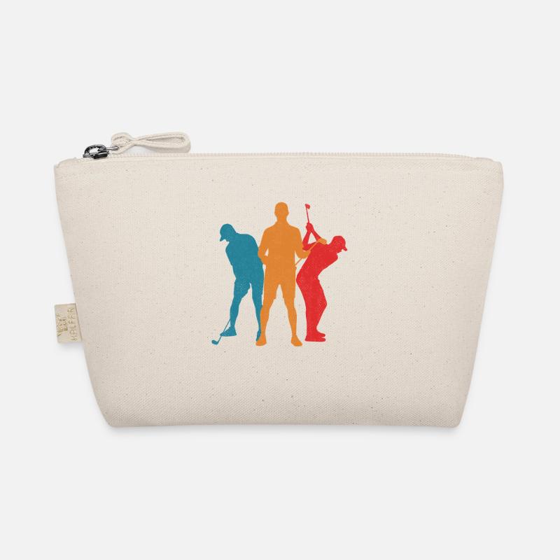 Golf Golfer Golfspieler Kinder Herren Bio-Täschchen