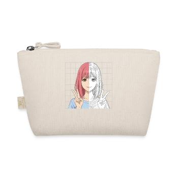 Dessin d’anime moitié couleur moitié dessin au trait - Trousse biologique - nature - Devant