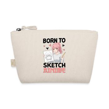 Né pour dessiner des animes - Trousse biologique - nature - Devant
