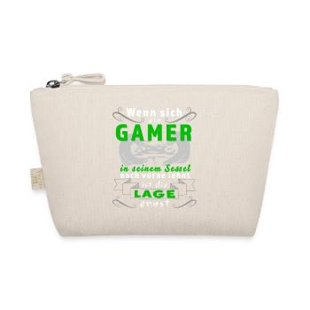 Funny Gamer Design: The Situation Is Serious - Organic Pouch - nature - Front