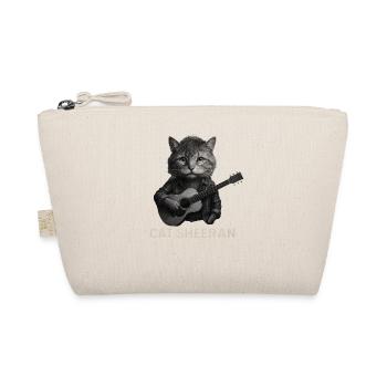 Un musicien chat à la guitare - Trousse biologique - nature - Devant