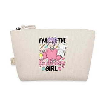 I'm The Birthday Girl - Organic Pouch - nature - Front