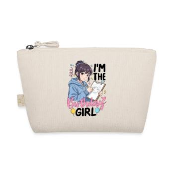 I'm The Birthday Girl - Organic Pouch - nature - Front