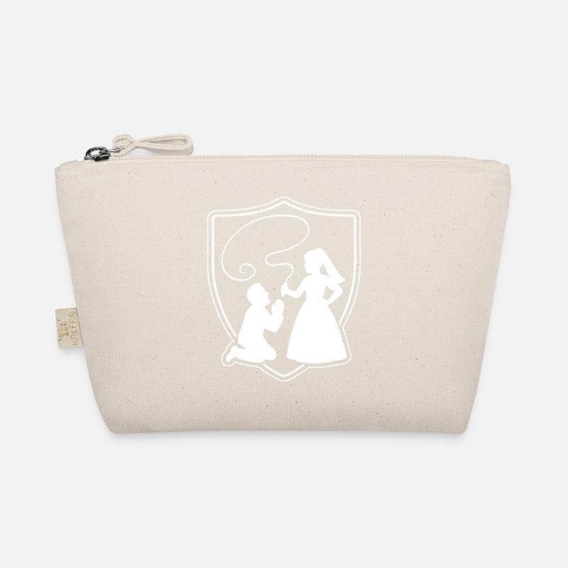 Hochzeit Brautpaar Ehepaar Silhouette Bio-Täschchen