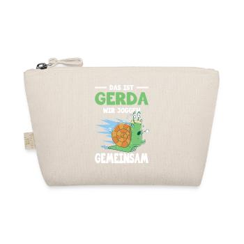 Jogging Gift Jogger Running Sports Fitness - Organic Pouch - nature - Front