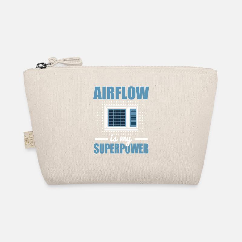 Air Conditioning Heating Ventilation HVAC Technician Gift Organic Pouch