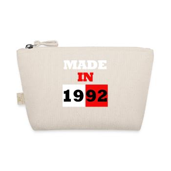 Hergestellt im Retro Anniversary Block von 1992 - Bio-Täschchen - Natur - Vorne