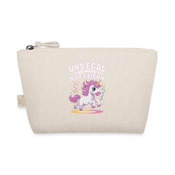 On s’en fiche, on a juste envie de faire la fête, la fête des licornes - Trousse biologique - nature - Devant