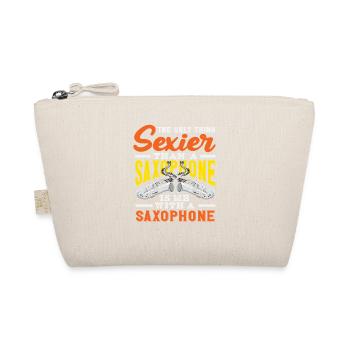 Erwachsene Humor Saxophon Saxophonist Spieler - Bio-Täschchen - Natur - Vorne