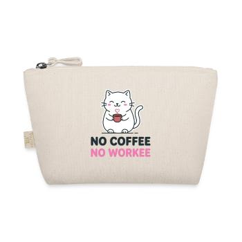 No coffee, no work. - Organic Pouch - nature - Front