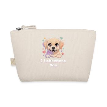 I Labrador You Pup Hearts - Organic Pouch - nature - Front
