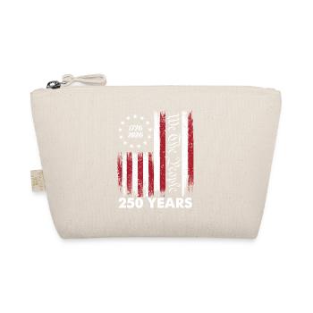 We The People 250 Years 1776 to 2026 USA Pride - Organic Pouch - nature - Front