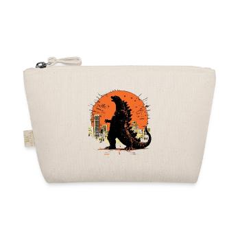 Silhouette de kaiju au-dessus de la ville au coucher du soleil - Trousse biologique - nature - Devant