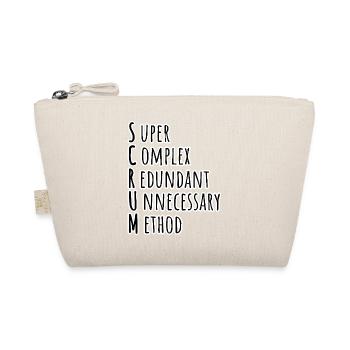 Scrum Master Daily Team Backlog Refinement! Agile! - Organic Pouch - nature - Front