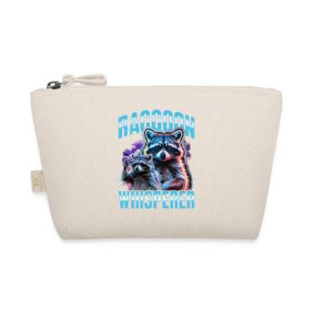 Funny Raccoon - Bio-Täschchen - Natur - Vorne