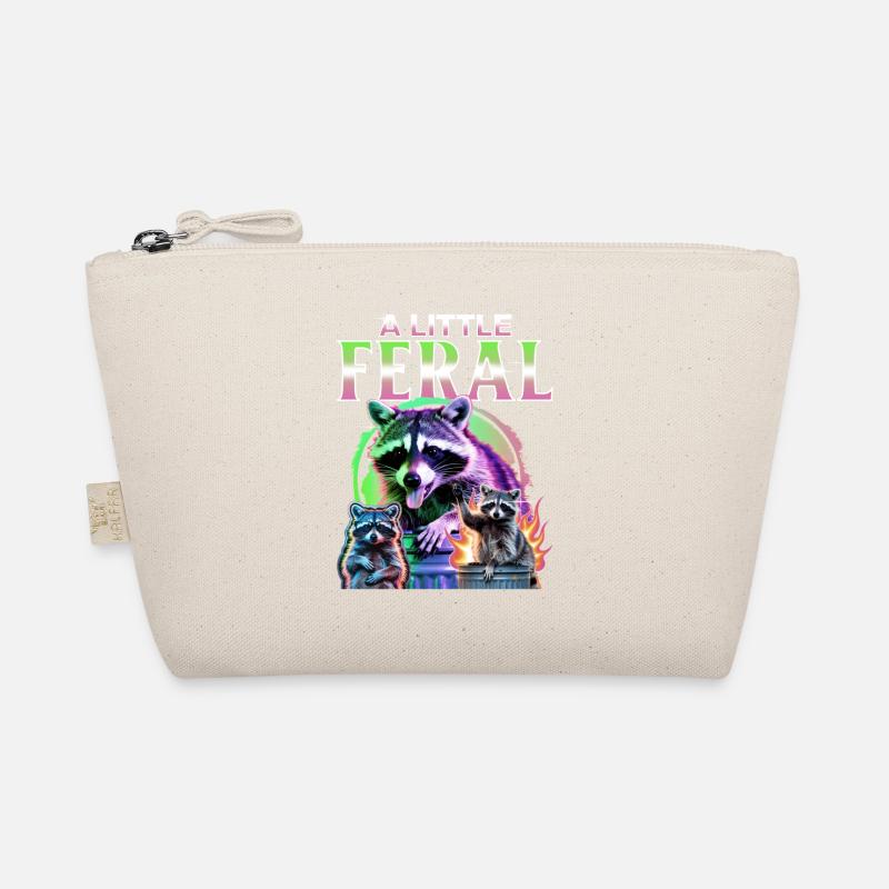 Funny Raccoon Organic Pouch