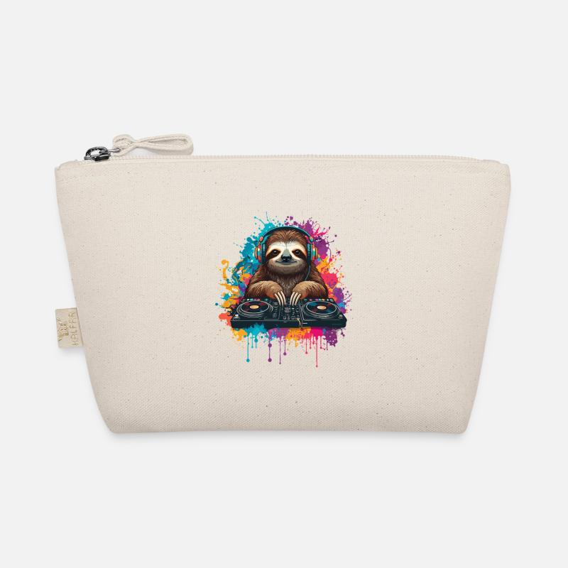 Sloth at the mixing desk Organic Pouch